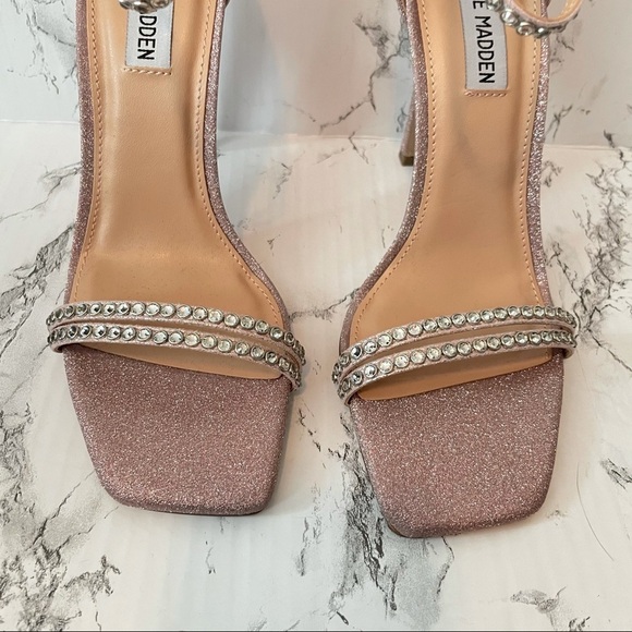 Steve Madden Collette Stiletto Pink Blush Glitter - Picture 4 of 11